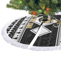 Power Black Ranger Santa Claus Tree Skirt Funny Christmas - Wonder Print Shop