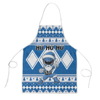 Power Blue Ranger Santa Claus Apron Funny Christmas - Wonder Print Shop