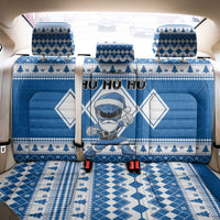 Power Blue Ranger Santa Claus Back Car Seat Cover Funny Christmas - Wonder Print Shop
