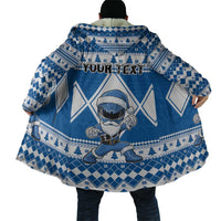 Personalized Power Blue Ranger Santa Claus Cloak Funny Christmas - Wonder Print Shop