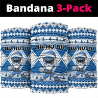 Power Blue Ranger Santa Claus Neck Gaiter Funny Christmas - Wonder Print Shop