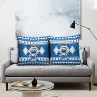 Power Blue Ranger Santa Claus Pillow Cover Funny Christmas - Wonder Print Shop