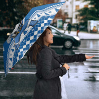 Power Blue Ranger Santa Claus Umbrella Funny Christmas - Wonder Print Shop