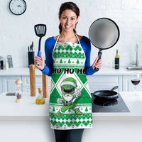 Power Green Ranger Santa Claus Apron Funny Christmas - Wonder Print Shop