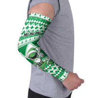 Personalized Power Green Ranger Santa Claus Arm Sleeves Funny Christmas - Wonder Print Shop