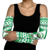 Personalized Power Green Ranger Santa Claus Arm Sleeves Funny Christmas - Wonder Print Shop