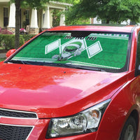 Power Green Ranger Santa Claus Auto Sun Shade Funny Christmas - Wonder Print Shop