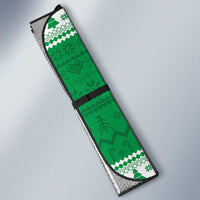 Power Green Ranger Santa Claus Auto Sun Shade Funny Christmas - Wonder Print Shop