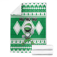 Power Green Ranger Santa Claus Blanket Funny Christmas - Wonder Print Shop