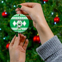 Power Green Ranger Santa Claus Ceramic Ornament Funny Christmas - Wonder Print Shop