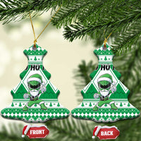 Power Green Ranger Santa Claus Ceramic Ornament Funny Christmas - Wonder Print Shop