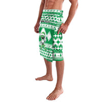 Personalized Power Green Ranger Santa Claus Lavalava Funny Christmas - Wonder Print Shop