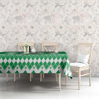 Power Green Ranger Santa Claus Tablecloth Funny Christmas - Wonder Print Shop