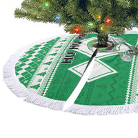 Power Green Ranger Santa Claus Tree Skirt Funny Christmas - Wonder Print Shop