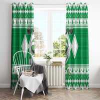 Power Green Ranger Santa Claus Window Curtain Funny Christmas - Wonder Print Shop