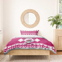 Power Pink Ranger Santa Claus Bedding Set Funny Christmas - Wonder Print Shop