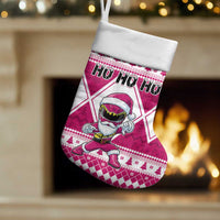 Power Pink Ranger Santa Claus Christmas Stocking Funny Christmas - Wonder Print Shop