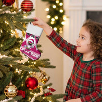 Power Pink Ranger Santa Claus Christmas Stocking Funny Christmas - Wonder Print Shop