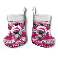 Power Pink Ranger Santa Claus Christmas Stocking Funny Christmas - Wonder Print Shop