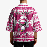 Personalized Power Pink Ranger Santa Claus Kimono Funny Christmas - Wonder Print Shop