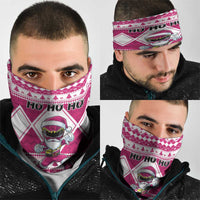 Power Pink Ranger Santa Claus Neck Gaiter Funny Christmas - Wonder Print Shop