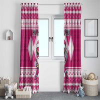 Power Pink Ranger Santa Claus Window Curtain Funny Christmas - Wonder Print Shop