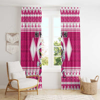 Power Pink Ranger Santa Claus Window Curtain Funny Christmas - Wonder Print Shop