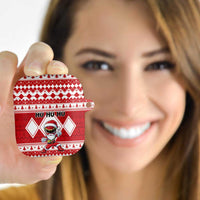 Power Red Ranger Santa Claus AirPods Case Funny Christmas - Wonder Print Shop