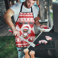 Power Red Ranger Santa Claus Apron Funny Christmas - Wonder Print Shop