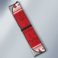 Power Red Ranger Santa Claus Auto Sun Shade Funny Christmas - Wonder Print Shop