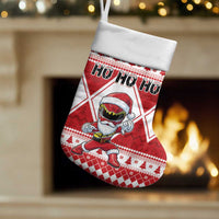Power Red Ranger Santa Claus Christmas Stocking Funny Christmas - Wonder Print Shop