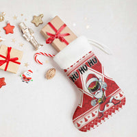 Power Red Ranger Santa Claus Christmas Stocking Funny Christmas - Wonder Print Shop
