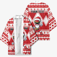 Personalized Power Red Ranger Santa Claus Kimono Funny Christmas - Wonder Print Shop