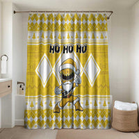 Power Yellow Ranger Santa Claus Bathroom Set Funny Christmas - Wonder Print Shop