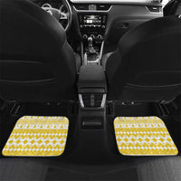 Personalized Power Yellow Ranger Santa Claus Car Mats Funny Christmas - Wonder Print Shop