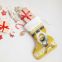 Power Yellow Ranger Santa Claus Christmas Stocking Funny Christmas - Wonder Print Shop