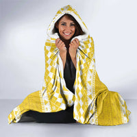 Power Yellow Ranger Santa Claus Hooded Blanket Funny Christmas - Wonder Print Shop