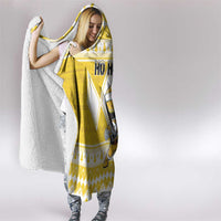 Power Yellow Ranger Santa Claus Hooded Blanket Funny Christmas - Wonder Print Shop