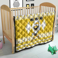 Power Yellow Ranger Santa Claus Quilt Funny Christmas - Wonder Print Shop