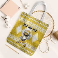 Power Yellow Ranger Santa Claus Tote Bag Funny Christmas - Wonder Print Shop