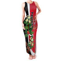 Yemen Unification Day 2024 Family Matching Tank Maxi Dress and Hawaiian Shirt May 22 Unity Day Flag Style - Wonder Print Shop