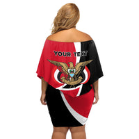 Yemen Unification Day 2024 Off Shoulder Short Dress May 22 Unity Day Flag Style - Wonder Print Shop