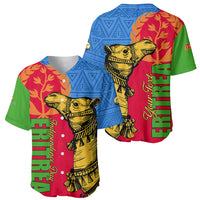 Eritrea Independence Day 2024 Baseball Jersey Eritrean Camel African Pattern - Wonder Print Shop