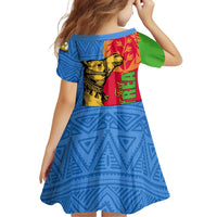 Eritrea Independence Day 2024 Family Matching Puletasi and Hawaiian Shirt Eritrean Camel African Pattern - Wonder Print Shop