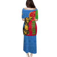 Eritrea Independence Day 2024 Family Matching Puletasi and Hawaiian Shirt Eritrean Camel African Pattern - Wonder Print Shop