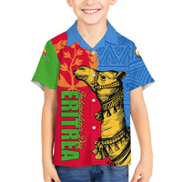 Eritrea Independence Day 2024 Family Matching Puletasi and Hawaiian Shirt Eritrean Camel African Pattern - Wonder Print Shop
