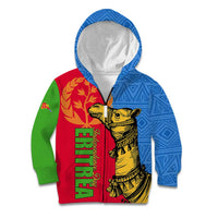 Eritrea Independence Day 2024 Kid Hoodie Eritrean Camel African Pattern - Wonder Print Shop