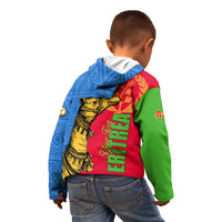 Eritrea Independence Day 2024 Kid Hoodie Eritrean Camel African Pattern - Wonder Print Shop