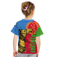 Eritrea Independence Day 2024 Kid T Shirt Eritrean Camel African Pattern - Wonder Print Shop