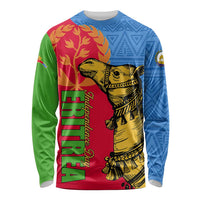 Eritrea Independence Day 2024 Long Sleeve Shirt Eritrean Camel African Pattern - Wonder Print Shop